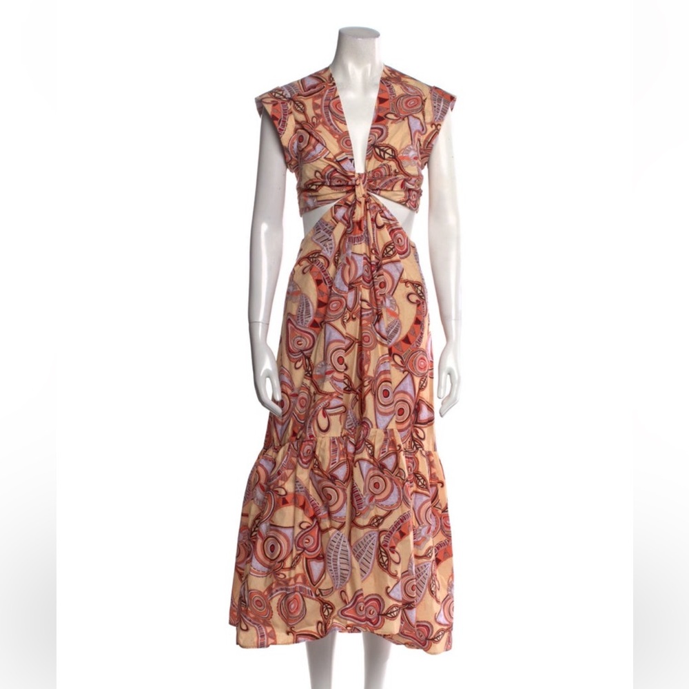 A.L.C. Multicolor A-Line Skirt Dress